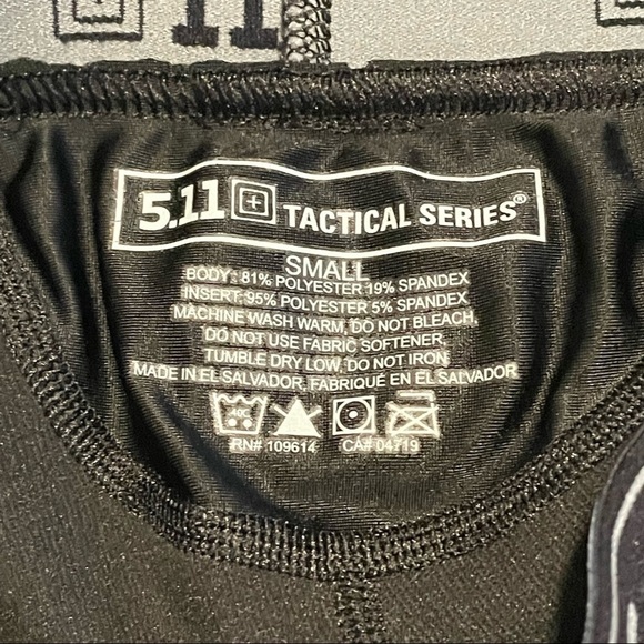 5.11 Tactical Series Mens Black Leggings Size Small - Picture 4 of 8